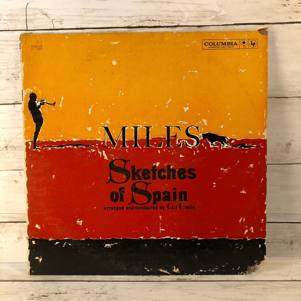 Miles Davis Sketches of Spain Vinyl LP Columbia CL 1480 Gil Evans Jazz Mono